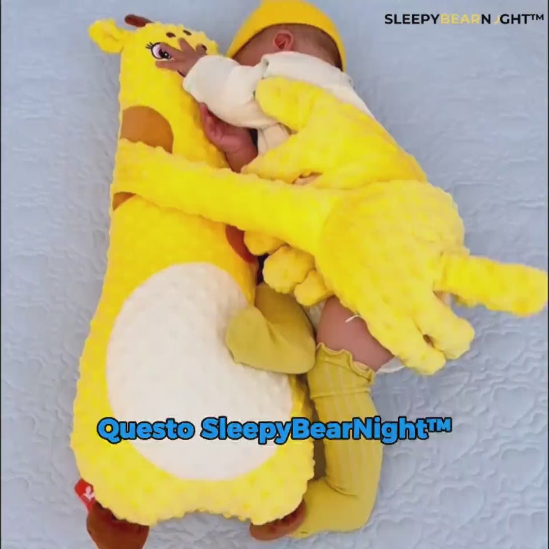 SleepyBearNight™ | Peluche Calmante per Neonati con Tapping Rilassante a 3 Ritmi